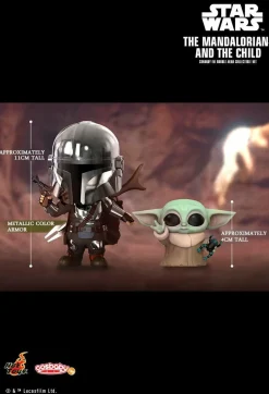 Star Wars: The Mandalorian - The Mandalorian & The Child Cosbaby (S) Hot Toys Figure 2-Pack