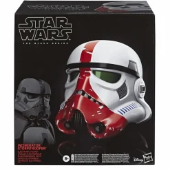 Star Wars: The Mandalorian - Incinerator Stormtrooper Electronic Helmet Black Series 1:1 Scale Life-Size Prop Replica