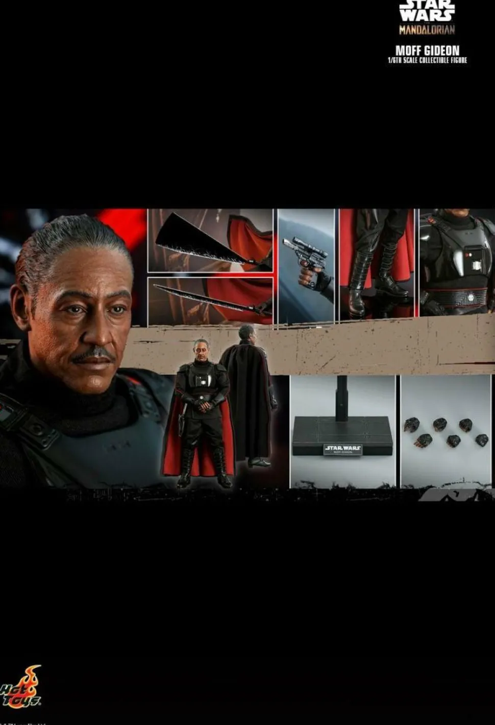 Star Wars: The Mandalorian - Moff Gideon 1/6th Scale Hot Toys Action Figure