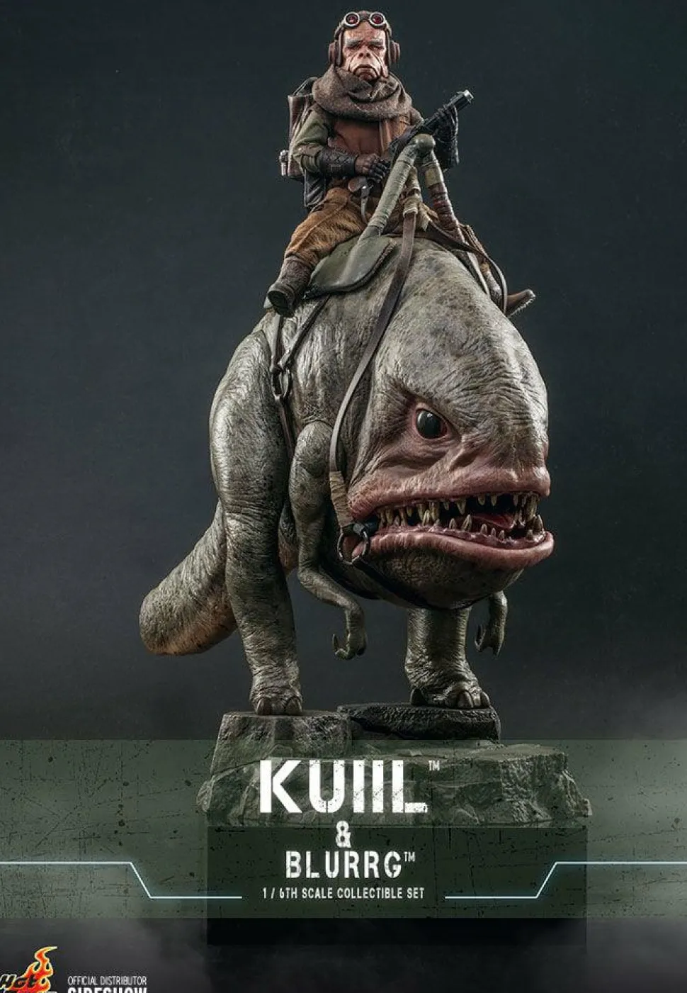 Star Wars: The Mandalorian - Kuiil & Blurrg 1/6th Scale Hot Toys Action Figure 2-Pack