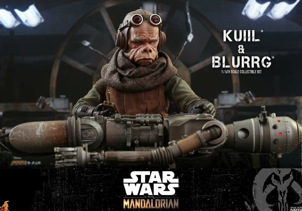 Star Wars: The Mandalorian - Kuiil & Blurrg 1/6th Scale Hot Toys Action Figure 2-Pack