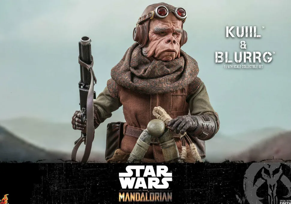 Star Wars: The Mandalorian - Kuiil & Blurrg 1/6th Scale Hot Toys Action Figure 2-Pack