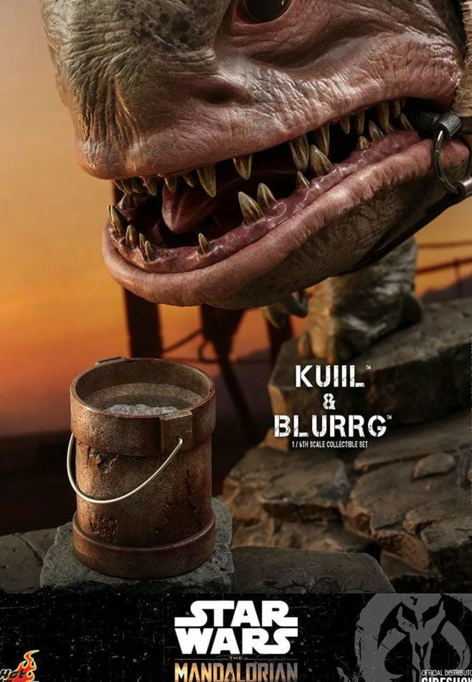 Star Wars: The Mandalorian - Kuiil & Blurrg 1/6th Scale Hot Toys Action Figure 2-Pack