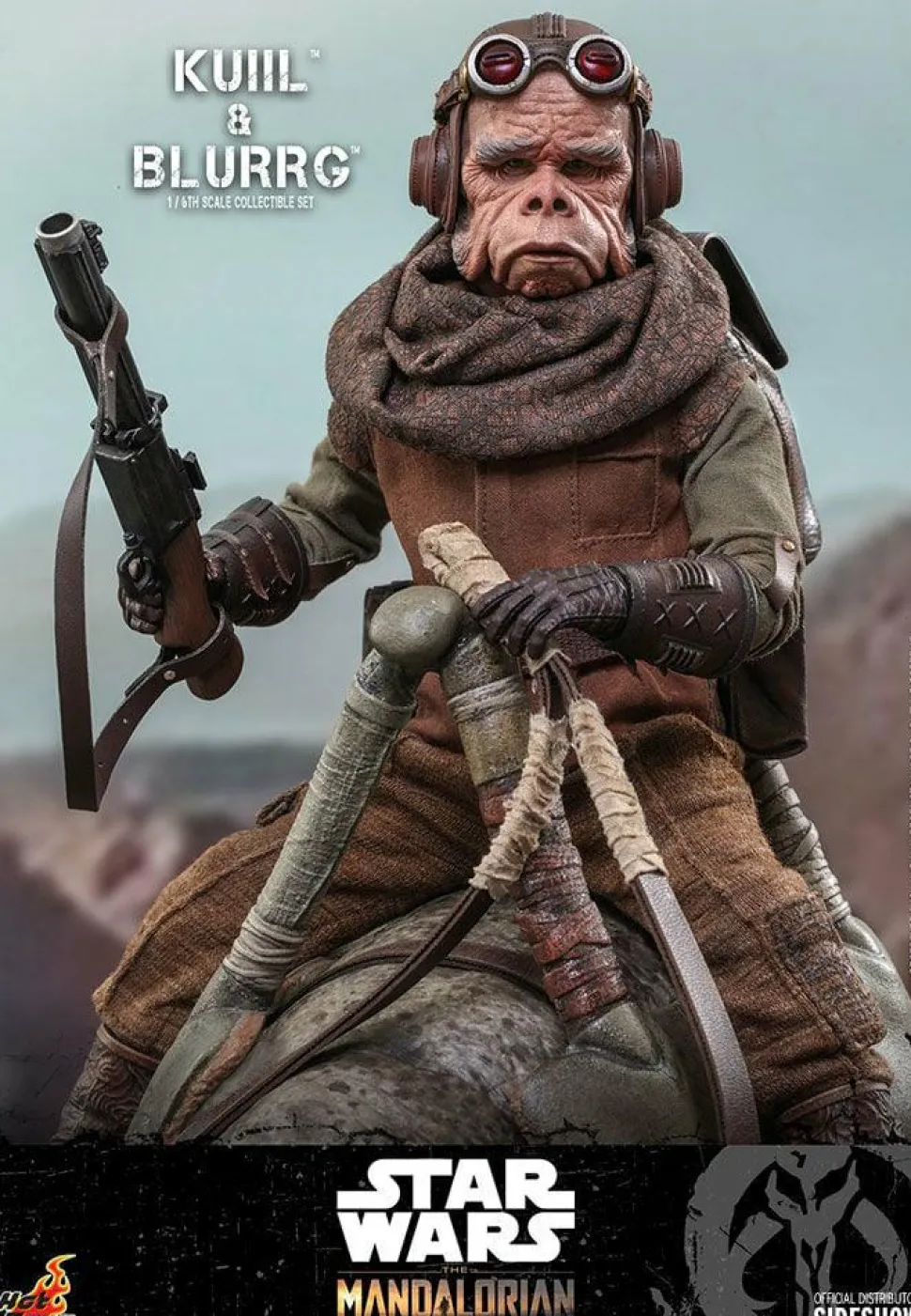 Star Wars: The Mandalorian - Kuiil & Blurrg 1/6th Scale Hot Toys Action Figure 2-Pack