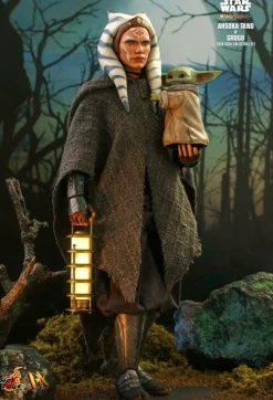 Star Wars: The Mandalorian - Ahsoka Tano & Grogu 1/6th Scale Hot Toys Action Figure 2-Pack