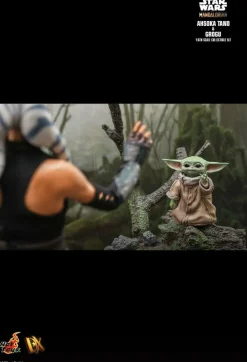 Star Wars: The Mandalorian - Ahsoka Tano & Grogu 1/6th Scale Hot Toys Action Figure 2-Pack