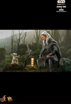 Star Wars: The Mandalorian - Ahsoka Tano & Grogu 1/6th Scale Hot Toys Action Figure 2-Pack