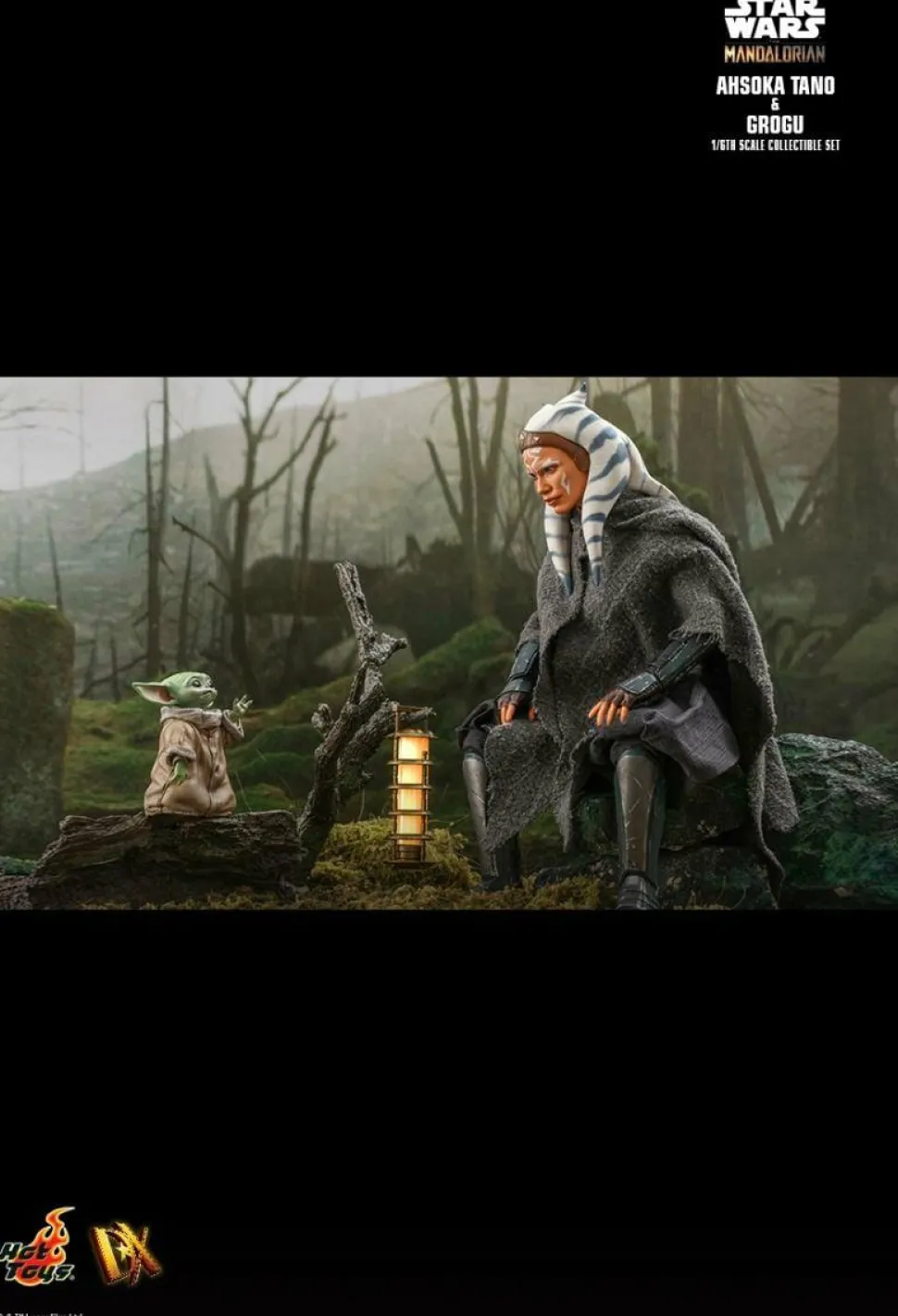 Star Wars: The Mandalorian - Ahsoka Tano & Grogu 1/6th Scale Hot Toys Action Figure 2-Pack