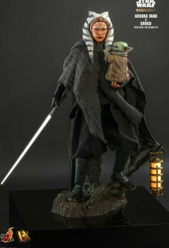 Star Wars: The Mandalorian - Ahsoka Tano & Grogu 1/6th Scale Hot Toys Action Figure 2-Pack