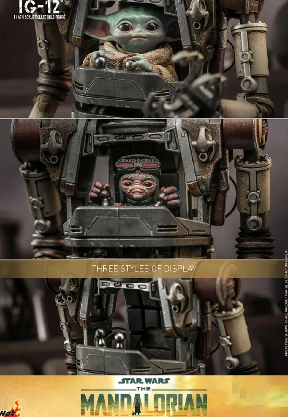 Star Wars: The Mandalorian - IG-12 1/6th Scale Hot Toys Action Figure