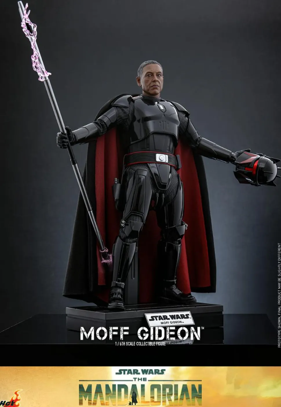 Star Wars: The Mandalorian - Moff Gideon with Helmet 1/6th Scale Hot Toys Action Figure