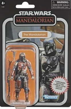 Star Wars: The Mandalorian - Carbonized Mandolorian 3.75” Kenner Action Figure