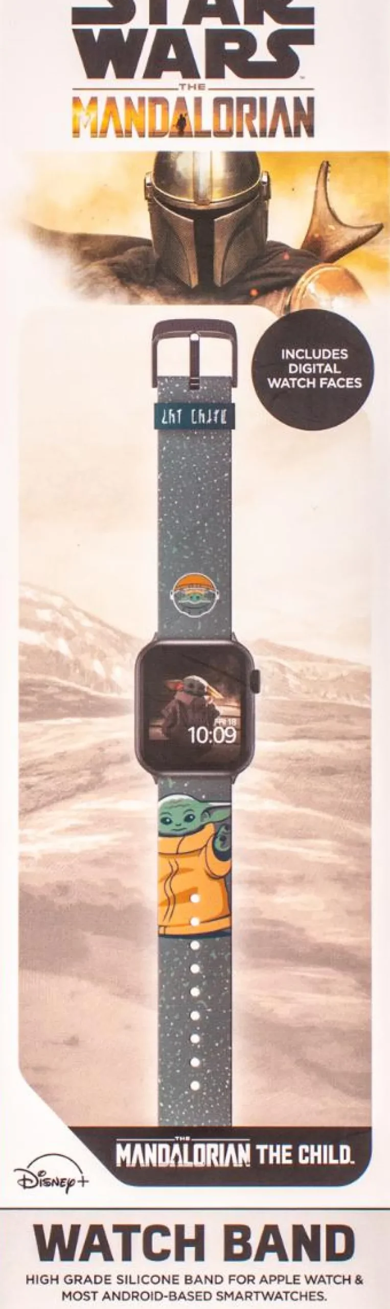 Star Wars: The Mandalorian - The Child Silicone Smartwatch Watch Band (One Size)