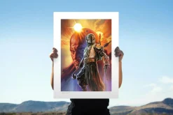 Star Wars: The Mandalorian - Boba Fett: The Gunslinger Fine Art Print by Felipe Massafera