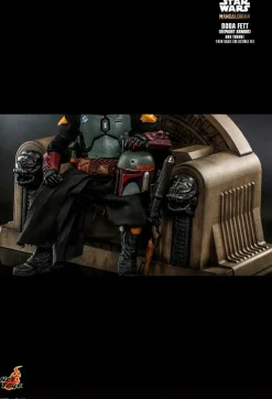 Star Wars: The Mandalorian - Boba Fett with Throne Deluxe 1/6th Scale Hot Toys Action Figure