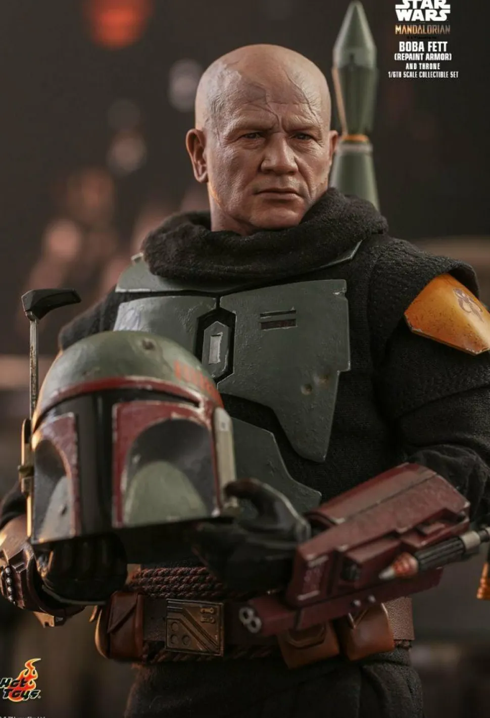 Star Wars: The Mandalorian - Boba Fett with Throne Deluxe 1/6th Scale Hot Toys Action Figure