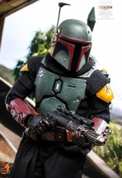 Star Wars: The Mandalorian - Boba Fett with Throne Deluxe 1/6th Scale Hot Toys Action Figure