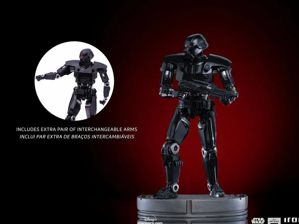 Star Wars: The Mandalorian - Dark Trooper 1/10th Scale Statue