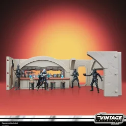 Star Wars: The Mandalorian - Nevarro Cantina with Imperial Death Trooper (Nevarro) Vintage Collection 3.75” Scale Action Figure Diorama Playset