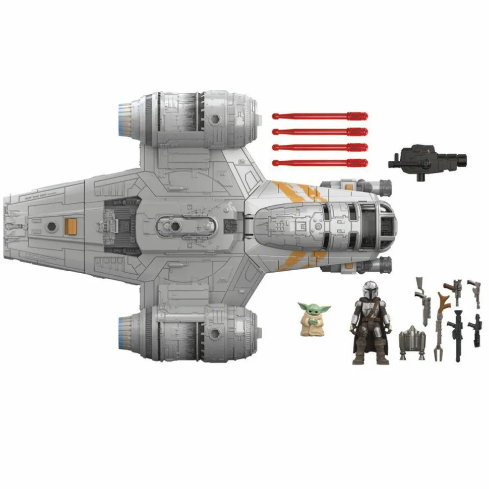 Star Wars: The Mandalorian - Razor Crest Mission Fleet 13” Action Figure Playset