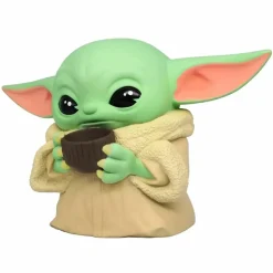 Star Wars: The Mandalorian - The Child (Grogu) with Soup Figural 7” PVC Money Bank
