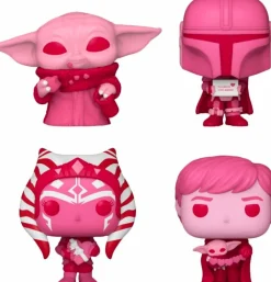 Star Wars: The Mandalorian - Valentine’s Day Heart-Shaped Box Pocket Pop! Vinyl Figure 4-Pack