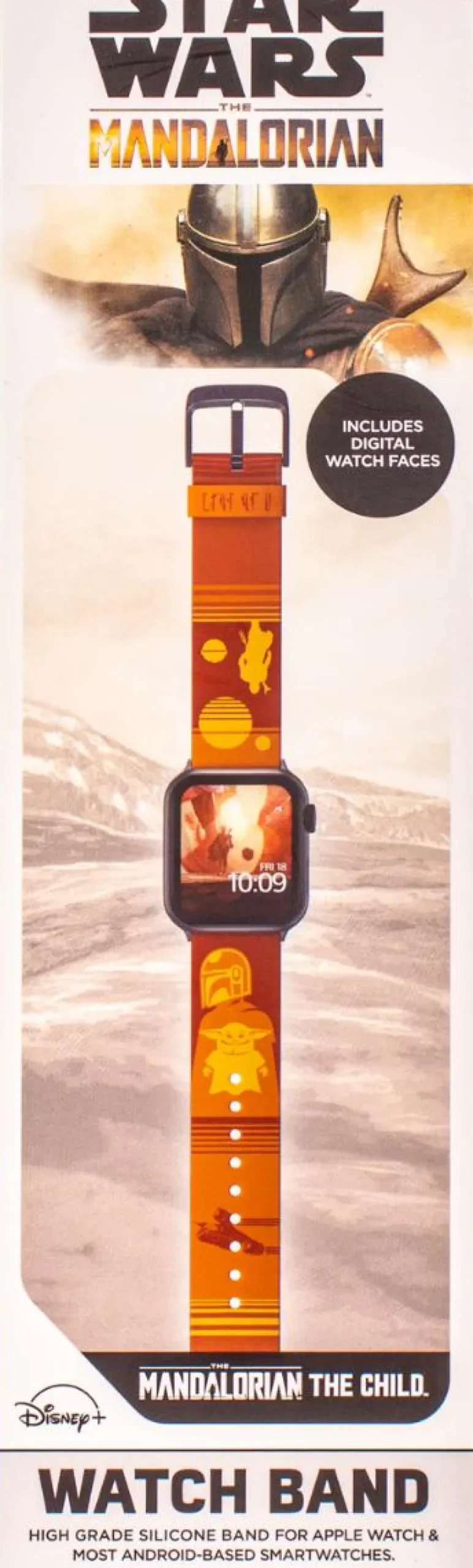 Star Wars: The Mandalorian - Desert Partners Silicone Smartwatch Watch Band (One Size)