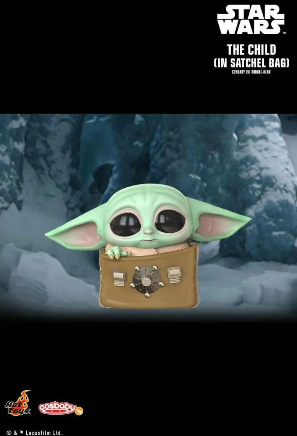 Star Wars: The Mandalorian - The Child in Satchel Bag Cosbaby (S) Hot Toys Figure