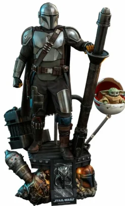 Star Wars: The Mandalorian - The Mandalorian & The Child Deluxe 1/4 Scale Hot Toys Action Figure 2-Pack (Int Sales Only)