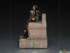 Star Wars: The Mandalorian - Boba Fett & Fennec on Throne Deluxe 1/10th Scale Statue