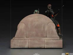 Star Wars: The Mandalorian - Boba Fett & Fennec on Throne Deluxe 1/10th Scale Statue