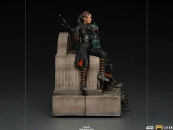 Star Wars: The Mandalorian - Boba Fett & Fennec on Throne Deluxe 1/10th Scale Statue