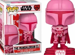 Star Wars: The Mandalorian - The Mandalorian with Grogu Valentine's Day Pop! Vinyl Figure
