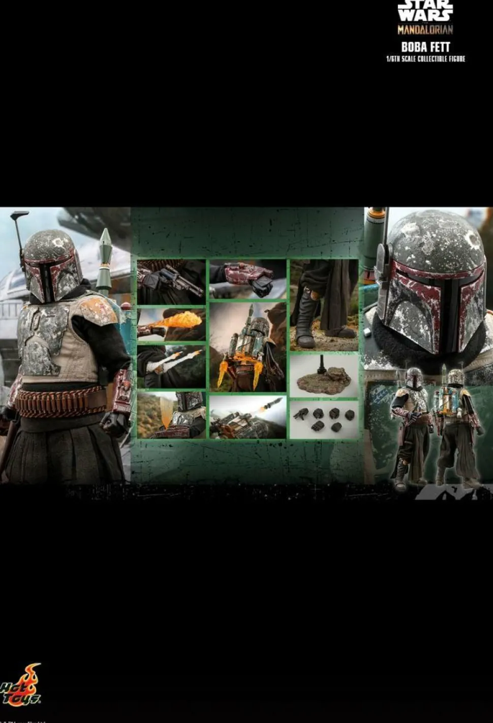 Star Wars: The Mandalorian - Boba Fett 1/6th Scale Hot Toys Action Figure