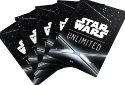 Star Wars: Unlimited - Card Back Black Standard Deck Protector Sleeves (60 Count)