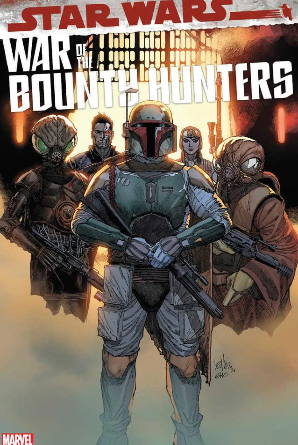 Star Wars: War of the Bounty Hunters - Omnibus Hardcover Book (DM Variant Cover)