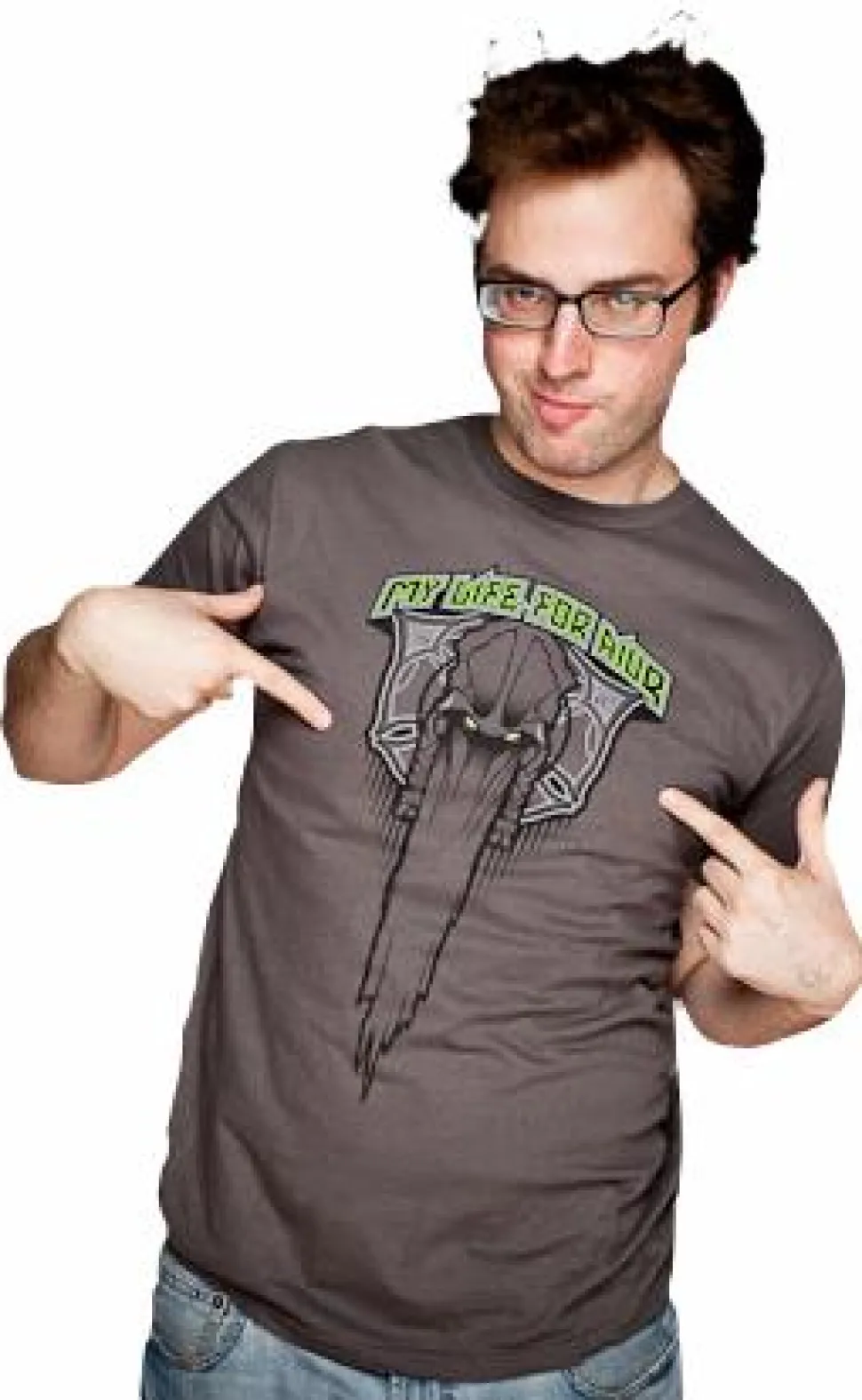 StarCraft - StarCraft 2 - Protoss My Life For Aiur Smoke Grey Male T-Shirt