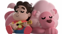 Steven Universe - Steven & Pink Lion 2" Vinyl Figure