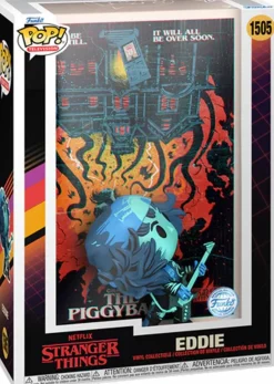 Stranger Things 4 - Chapter 9: Piggyback Eddie Pop! Comic Covers Vinyl Figure