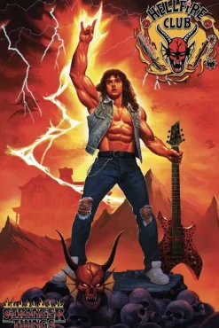 Stranger Things 4 - Hellfire Poster (1204)