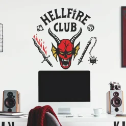 Stranger Things 4 - Hellfire Club Peel and Stick Wall Decals