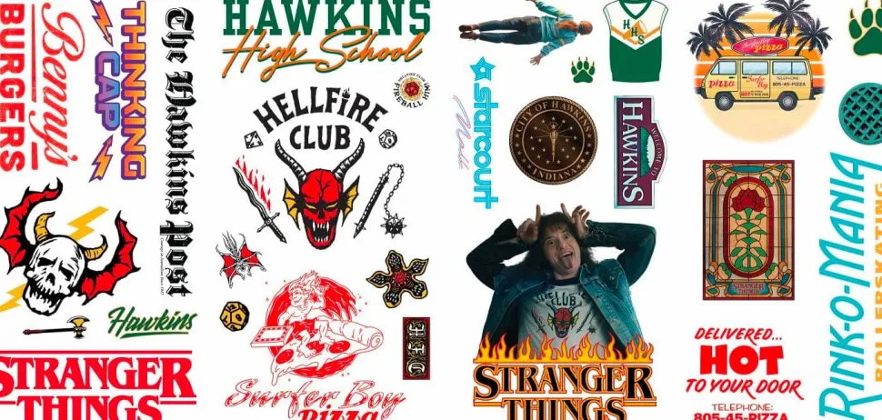 Stranger Things 4 - Peel and Stick Wall Decals