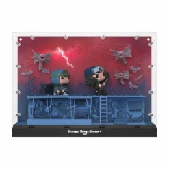 Stranger Things 4 - Phase Three Dustin, Eddie, & Demobats Deluxe Pop! Moments Vinyl Figure