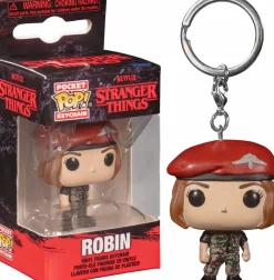 Stranger Things 4 - Robin in Hunter Outfit Pocket Pop! Vinyl Keychain