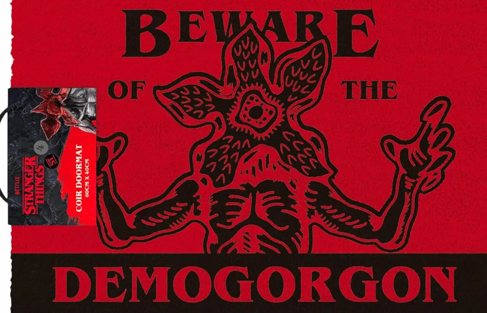 Stranger Things - Beware of the Demogorgon Doormat