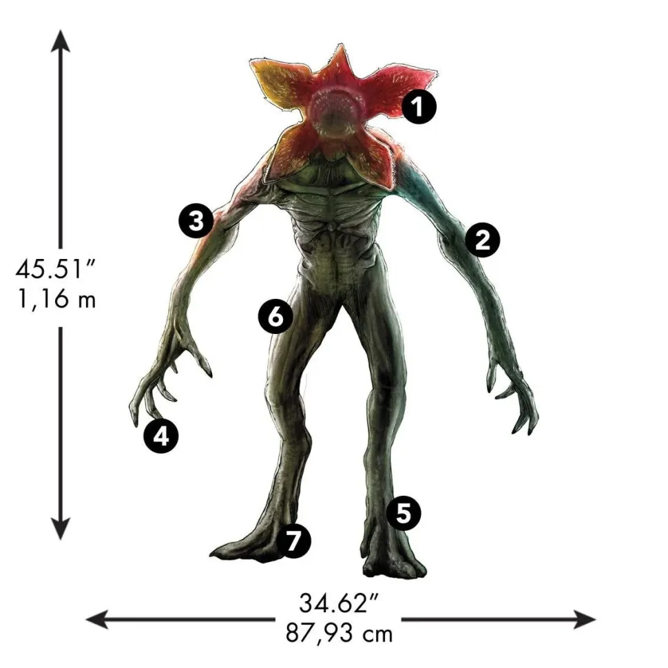 Stranger Things - Demogorgon Peel and Stick Giant Wall Decals
