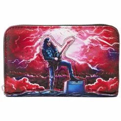 Stranger Things - Eddie Tribute Glow in the Dark 4" Faux Leather Zip-Around Wallet