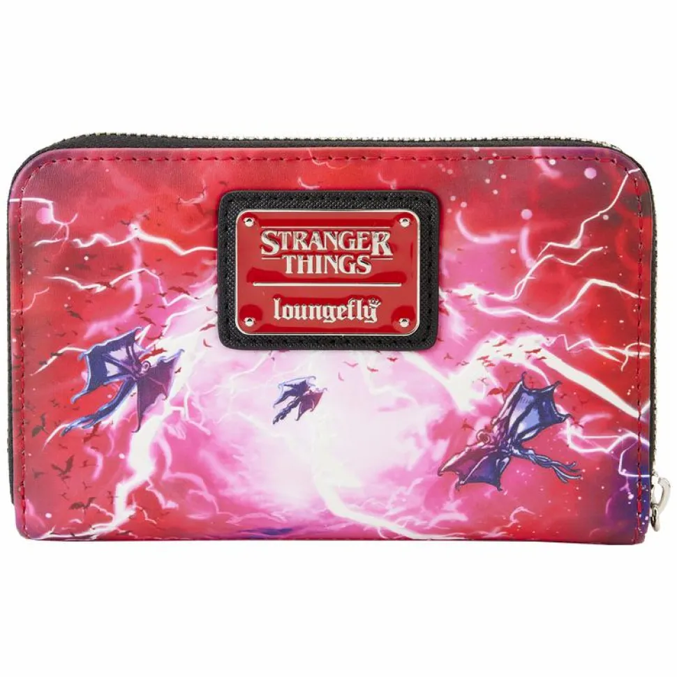 Stranger Things - Eddie Tribute Glow in the Dark 4" Faux Leather Zip-Around Wallet
