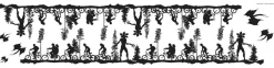 Stranger Things - Forest Scene Peel and Stick Wall Decals