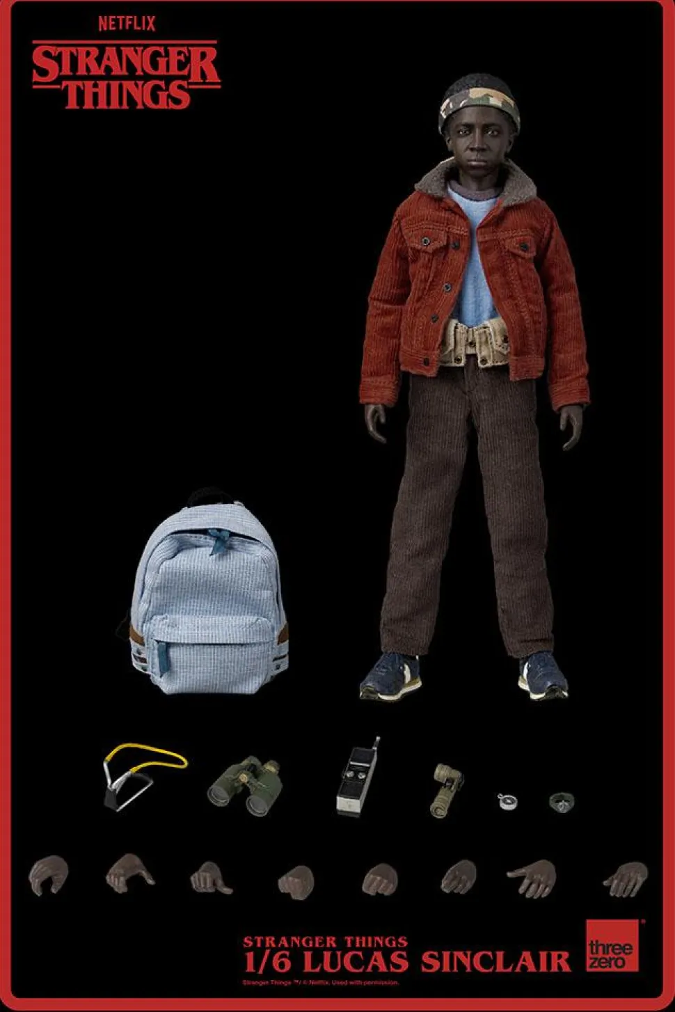 Stranger Things - Lucas Sinclair 1/6th Scale Action Figure